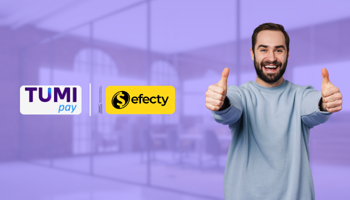 Efecty se une a TumiPay en Colombia: Recaudos en efectivo para nuestros usuarios